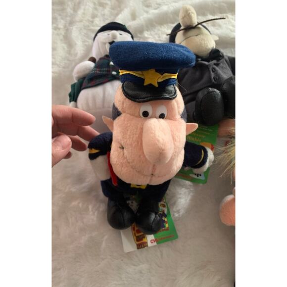 RARE Rudolph the red nosed reindeer plush set of 6 new with tags vintage rare - Picture 3 of 9